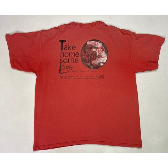 VINTAGE Dog Adoptation Center Cherokee Humane Society Alabama T-shirt Men XL - Picture 1 of 8